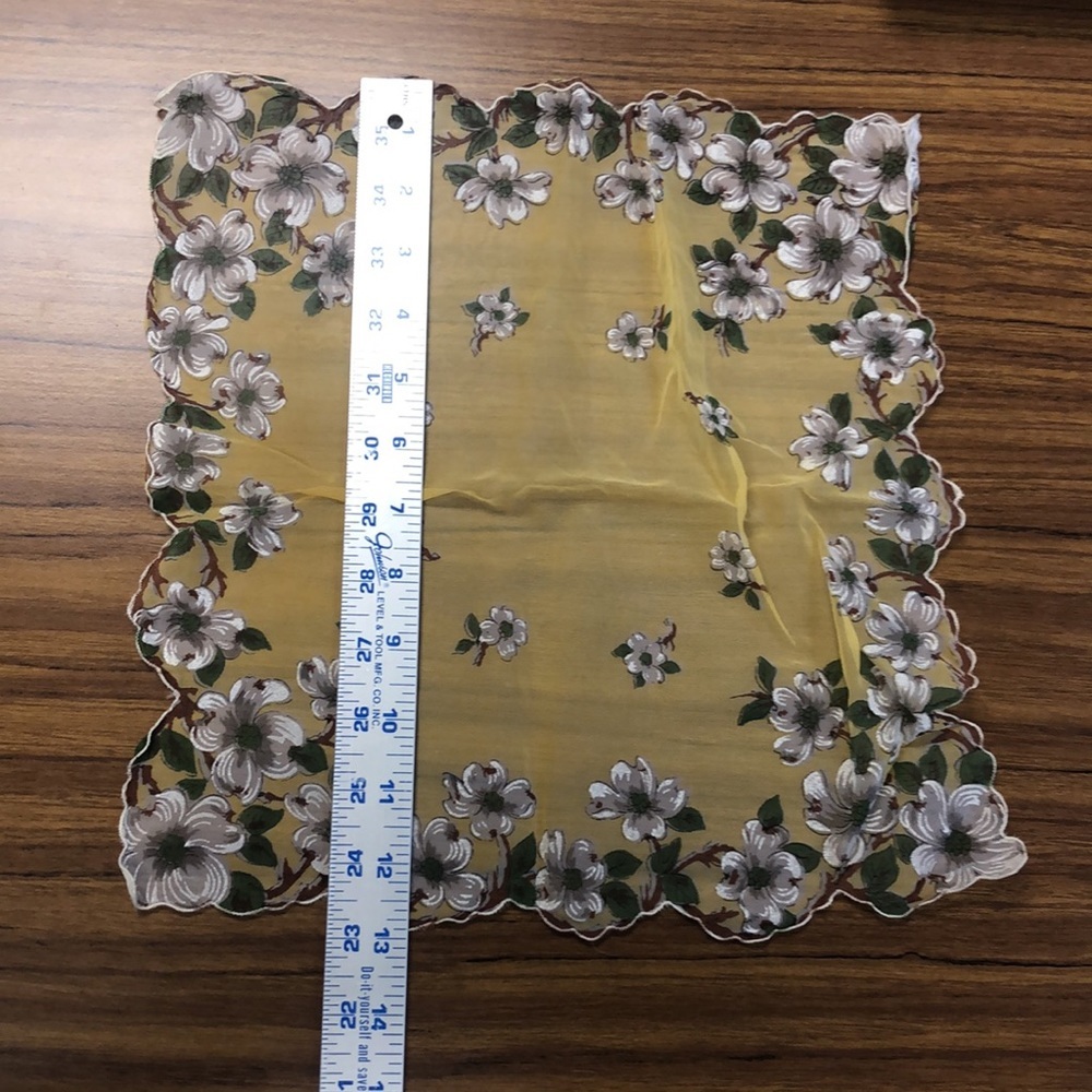 Vintage Handkerchief or Pocket Square - Picture 7 of 13